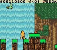 une photo d'Ã©cran de Daffy Duck - Un Tresor de Canard sur Nintendo Game Boy Color
